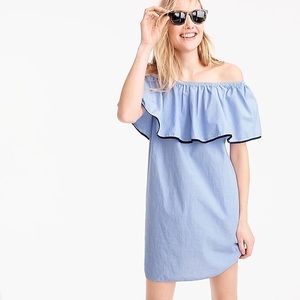 J. Crew off shoulders dress